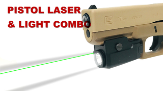 Combo Ống ngắm Laser Súng lục AM-LS01 + Đèn Chiến thuật