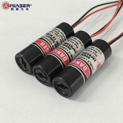 520nm 30mW Diode Laser Modules Optical Glass Lens Green Line Laser Pointer