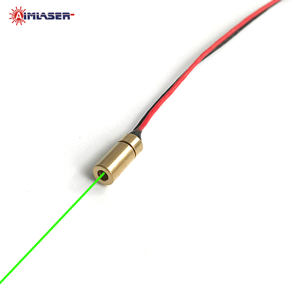 Đầu laser chấm xanh 520nm 5mW Mô-đun laser mini công nghiệp với trình ...