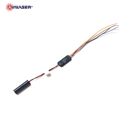 Mô-đun Đi-ốt Laser hồng ngoại 850nm Công suất kép 5mW / 50mW Có thể chuyển đổi Kích thước nhỏ gọn Φ6 × 12 mm để quan sát bằng laser và tầm nhìn ban đêm